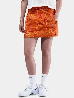 NWT NIKE KOBE BRYANT WOVEN WOMENS MAMBA SAFETY ORANGE BASKETBALL SKIRT SZ S XL